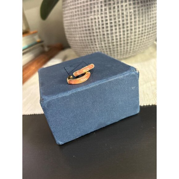 DEMARSON Cherry Quartz Gold Luna Earrings Gold Womens Size OS - Picture 5 of 7